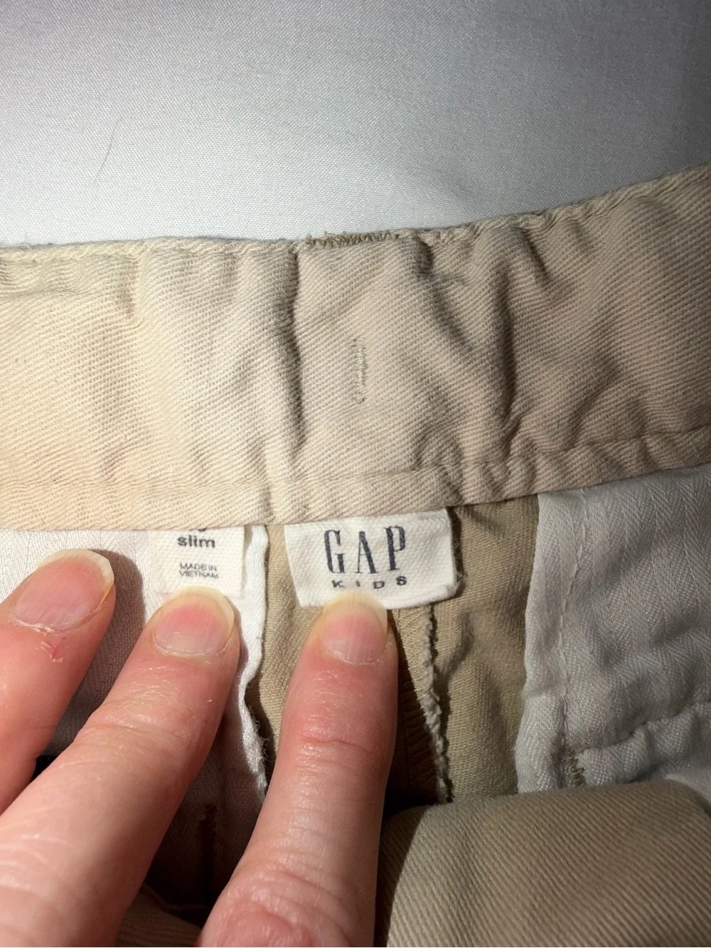 GAP Boys Khaki/Tan 10 Slim Chino Cotton Shorts 0013